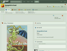 Tablet Screenshot of mangominiwheat.deviantart.com