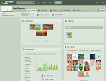 Tablet Screenshot of nalafans.deviantart.com