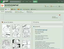 Tablet Screenshot of berniethehedgehog2.deviantart.com