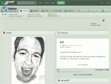 Tablet Screenshot of pabebe.deviantart.com