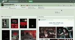 Desktop Screenshot of bloodysoldier007.deviantart.com