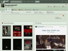 Tablet Screenshot of bloodysoldier007.deviantart.com
