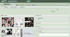Desktop Screenshot of julieisdead.deviantart.com