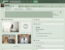 Tablet Screenshot of obosila.deviantart.com