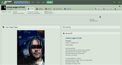 Desktop Screenshot of exiled-angel-of-hell.deviantart.com