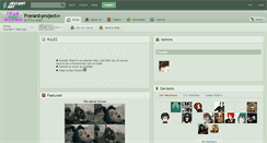 Desktop Screenshot of frerard-project.deviantart.com