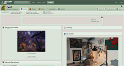 Desktop Screenshot of camt.deviantart.com