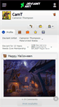 Mobile Screenshot of camt.deviantart.com