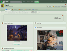 Tablet Screenshot of camt.deviantart.com