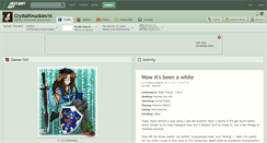 Desktop Screenshot of crystalknuckles16.deviantart.com