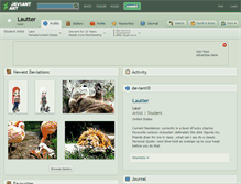 Tablet Screenshot of lautter.deviantart.com