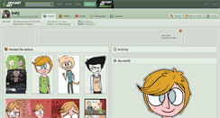 Desktop Screenshot of bvhj.deviantart.com