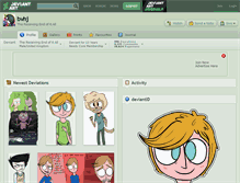 Tablet Screenshot of bvhj.deviantart.com