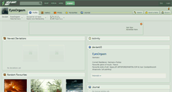 Desktop Screenshot of eyesorgasm.deviantart.com