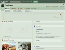Tablet Screenshot of eyesorgasm.deviantart.com