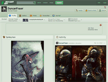 Tablet Screenshot of duncanfraser.deviantart.com