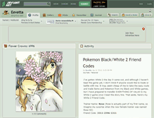 Tablet Screenshot of eevetta.deviantart.com