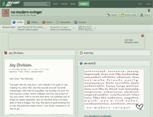 Tablet Screenshot of no-modern-swinger.deviantart.com