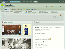 Tablet Screenshot of dreams-boy.deviantart.com