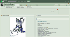 Desktop Screenshot of chaoticbluedragon.deviantart.com
