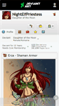 Mobile Screenshot of nightelfpriestess.deviantart.com