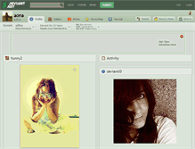 Tablet Screenshot of aona.deviantart.com