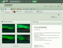 Tablet Screenshot of icelander66.deviantart.com