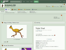Tablet Screenshot of da-bestest-chibi.deviantart.com