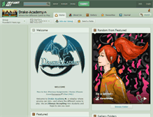 Tablet Screenshot of drake-academy.deviantart.com