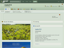 Tablet Screenshot of madoo510.deviantart.com