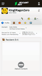 Mobile Screenshot of kingdragonzero.deviantart.com