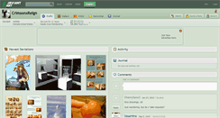 Desktop Screenshot of crimsonxreign.deviantart.com