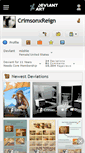 Mobile Screenshot of crimsonxreign.deviantart.com