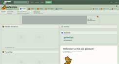 Desktop Screenshot of garfield3plz.deviantart.com