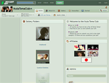 Tablet Screenshot of ikutatomaclub.deviantart.com