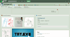 Desktop Screenshot of darkmegamanx.deviantart.com