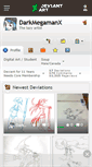 Mobile Screenshot of darkmegamanx.deviantart.com