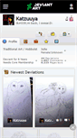 Mobile Screenshot of katzuuya.deviantart.com