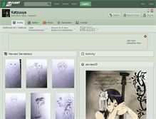 Tablet Screenshot of katzuuya.deviantart.com