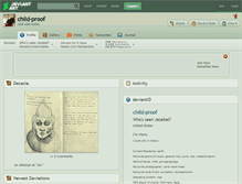 Tablet Screenshot of child-proof.deviantart.com