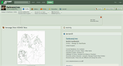 Desktop Screenshot of darknesslives.deviantart.com