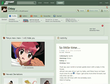 Tablet Screenshot of chissy.deviantart.com