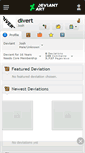 Mobile Screenshot of divert.deviantart.com