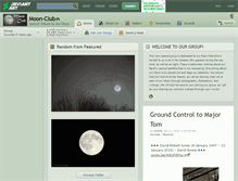 Tablet Screenshot of moon-club.deviantart.com