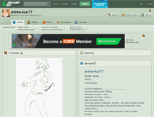 Tablet Screenshot of anime-kun77.deviantart.com