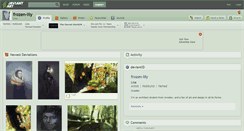 Desktop Screenshot of frozen-lily.deviantart.com