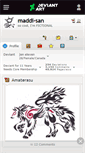 Mobile Screenshot of maddi-san.deviantart.com