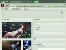 Tablet Screenshot of j11v8.deviantart.com