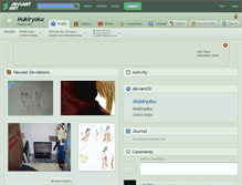 Tablet Screenshot of mukiryoku.deviantart.com
