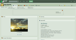 Desktop Screenshot of dan-theman.deviantart.com